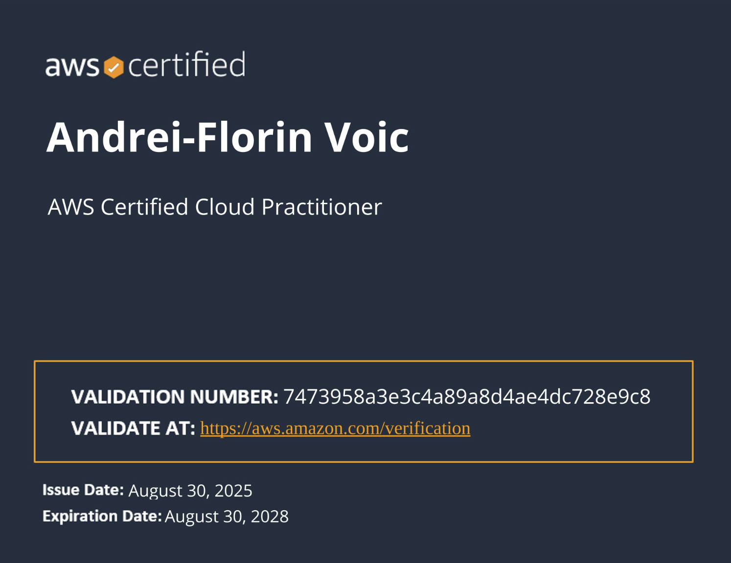 AWS Cloud Practitioner