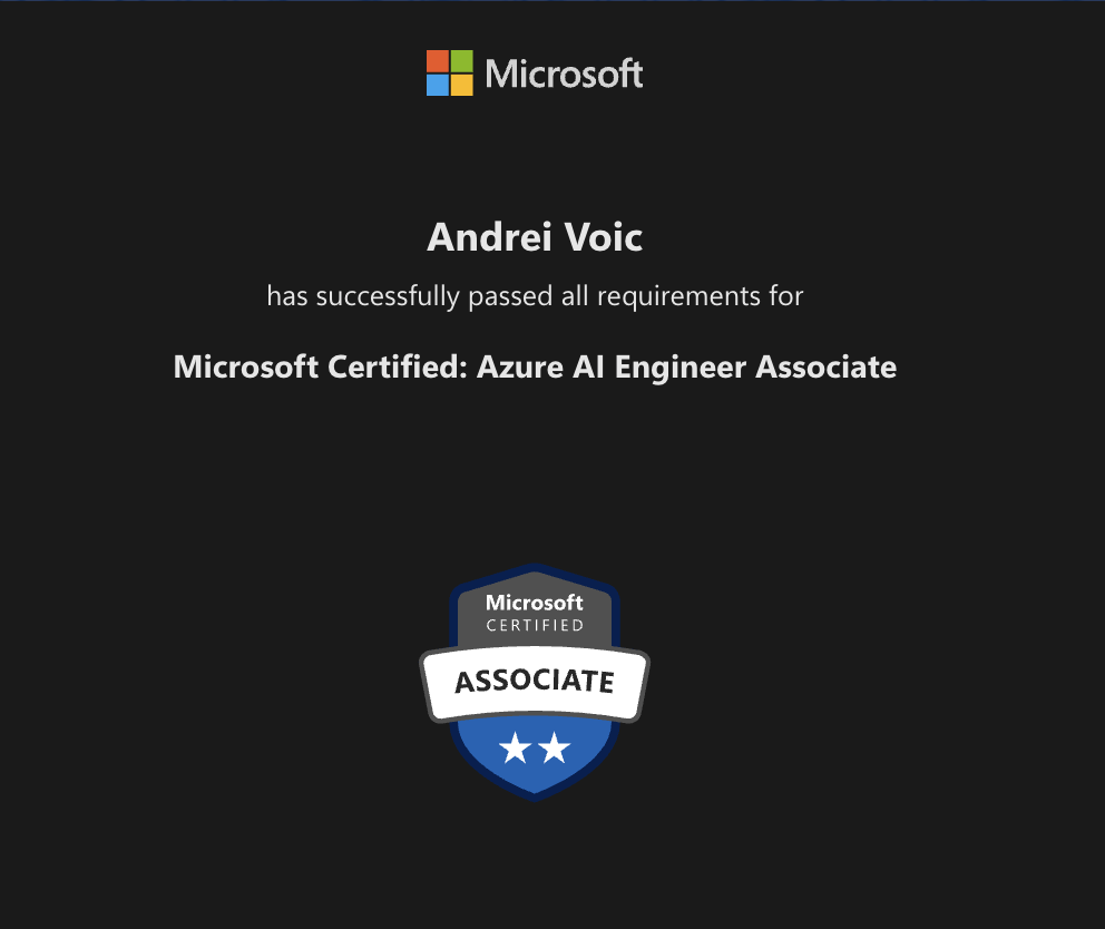 Azure AI Engineer